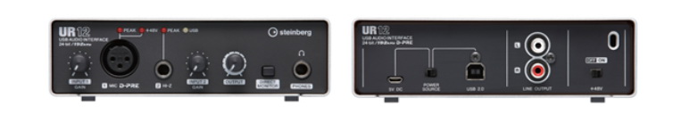 兼容iPad/Mac/PC，实现高品质录音的Steinberg USB音频接口UR12发布