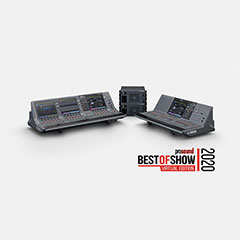 RIVAGE PM5和PM3数字混音系统，实力斩获IBC 2020 Best of Show大奖